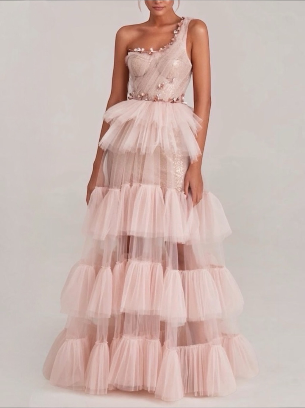 Nwot Milla Nova Millanova Embellished Ballgown Pageant Prom Dress Size Xs